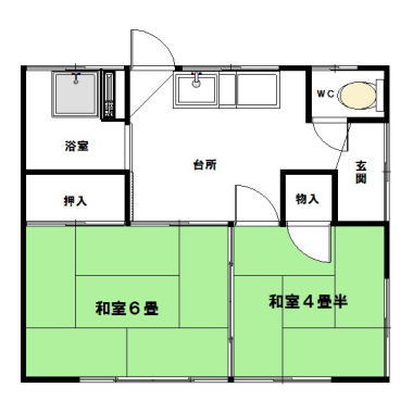 野田粕谷貸家