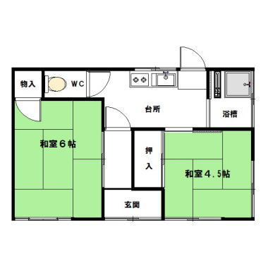 野田築地貸家