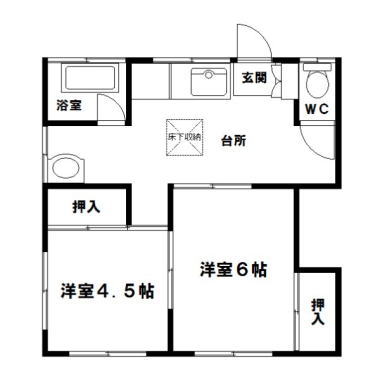 ヴィラ花井間取図
